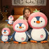 SCOOBA Baby Penguin Soft Toy 25 cm (Strawberry)